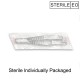 Sterile Disposable Plastic Piercing Forceps Warrior pliers Oval Open - 1 pcs
