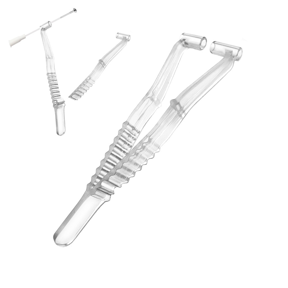 Sterile Disposable Plastic Piercing Forceps Warrior pliers Septum - 1 pcs