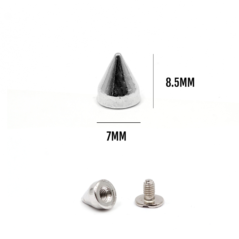 Studs with Screw Bullet of the cone Package of 50/100 pcs