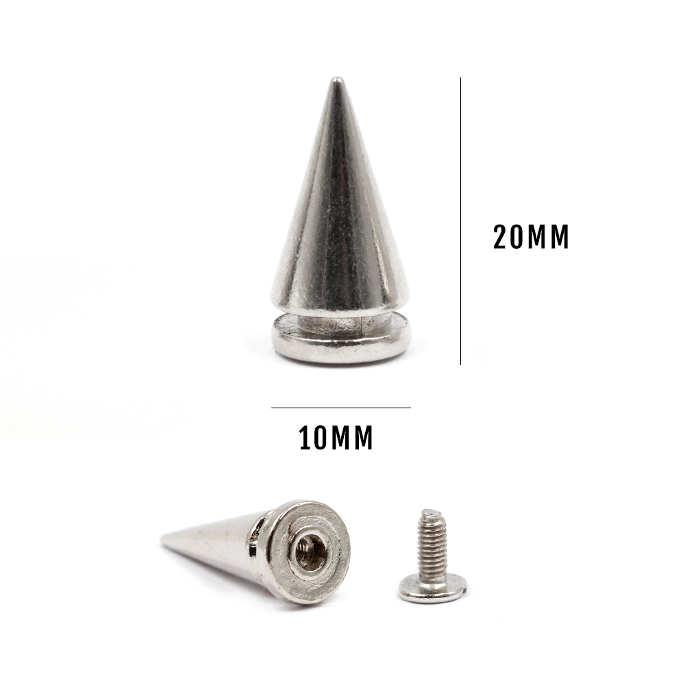 Metal Tips with Bullet Screw Package of 50/100 pcs