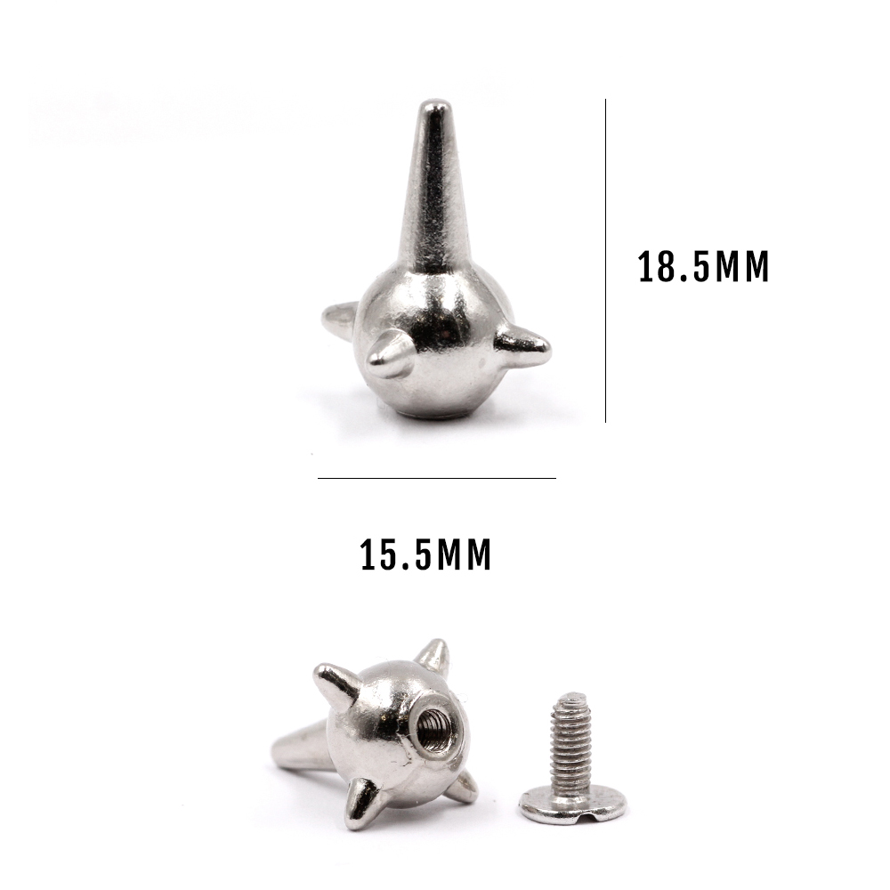Metallic Studs Ball with spikes Package of 50/100 pcs