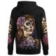 Hoodie with Tatto Girl Glow in the Dark