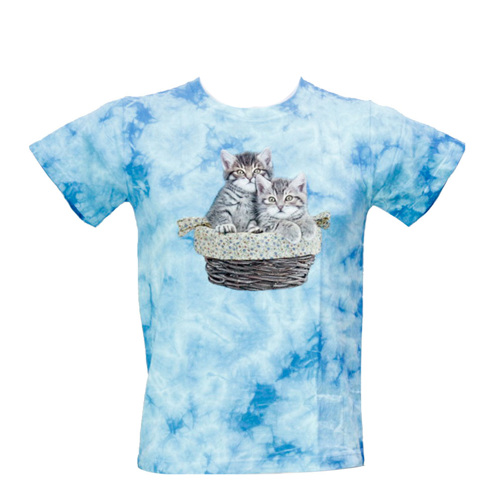 T-shirt  Kittens Tie-dye Child