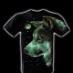 Rock Chang T-shirt Lupo Effect 3D and Noctilucent