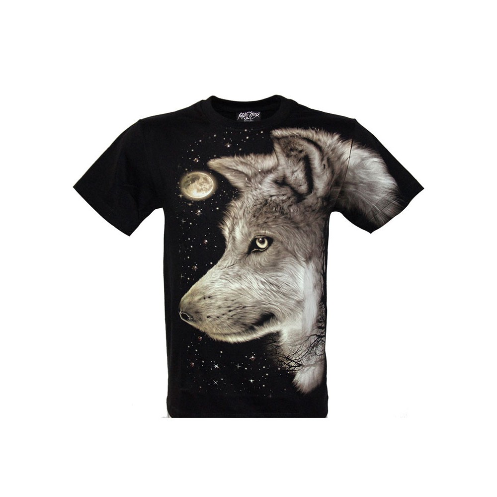 Rock Chang T-shirt Lupo Effect 3D and Noctilucent
