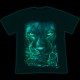Caballo T-shirt Noctilucent Black Panther