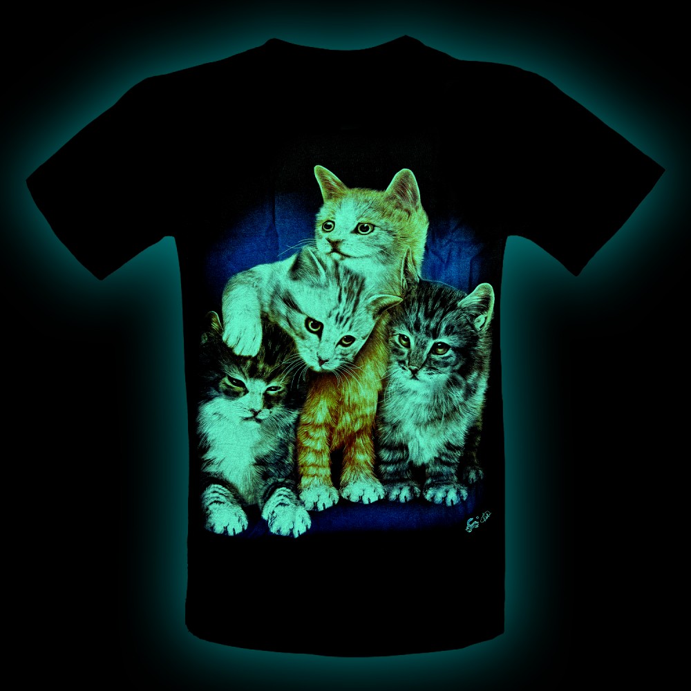 Caballo T-shirt Noctilucent Kittens