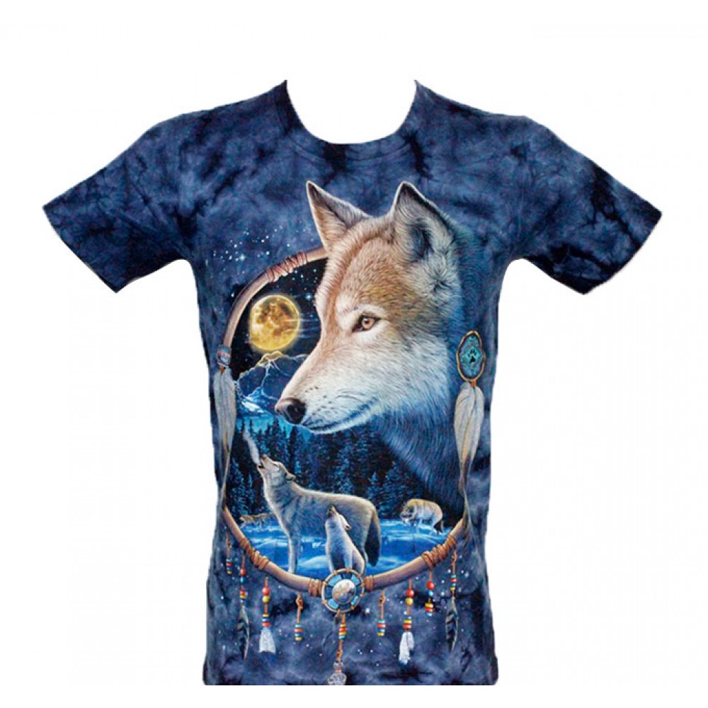 Rock Chang T-shirt TD Dreamcatcher and Wolf
