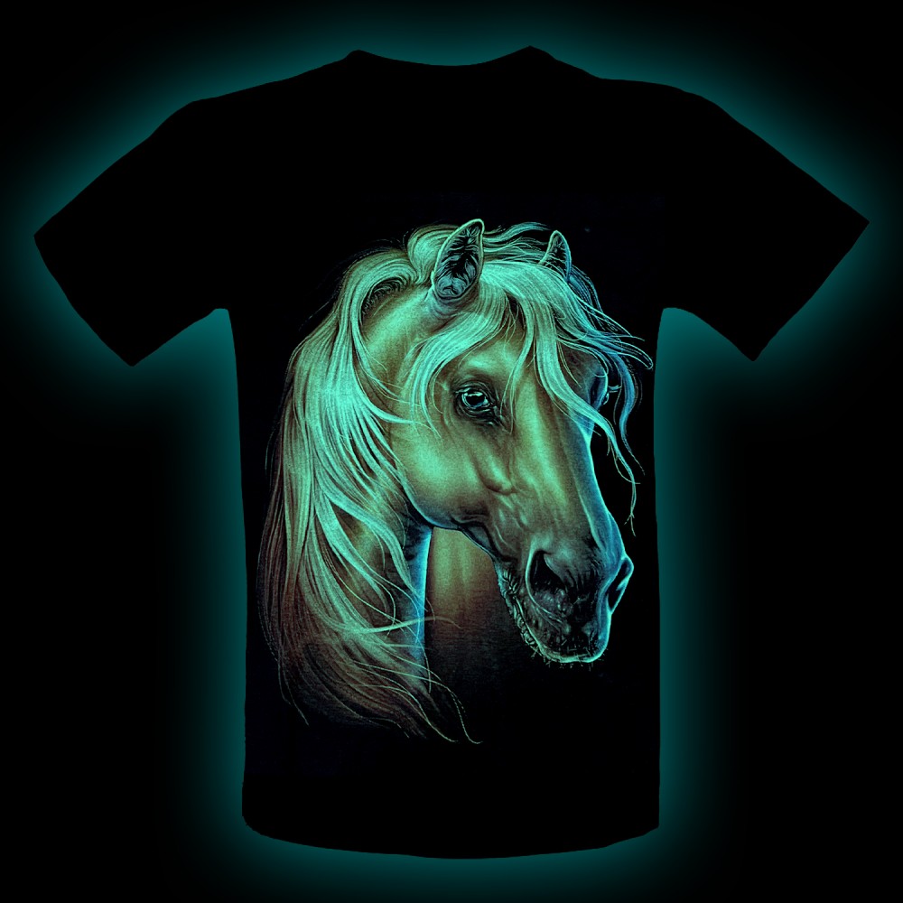 Caballo T-shirt Noctilucent Horse