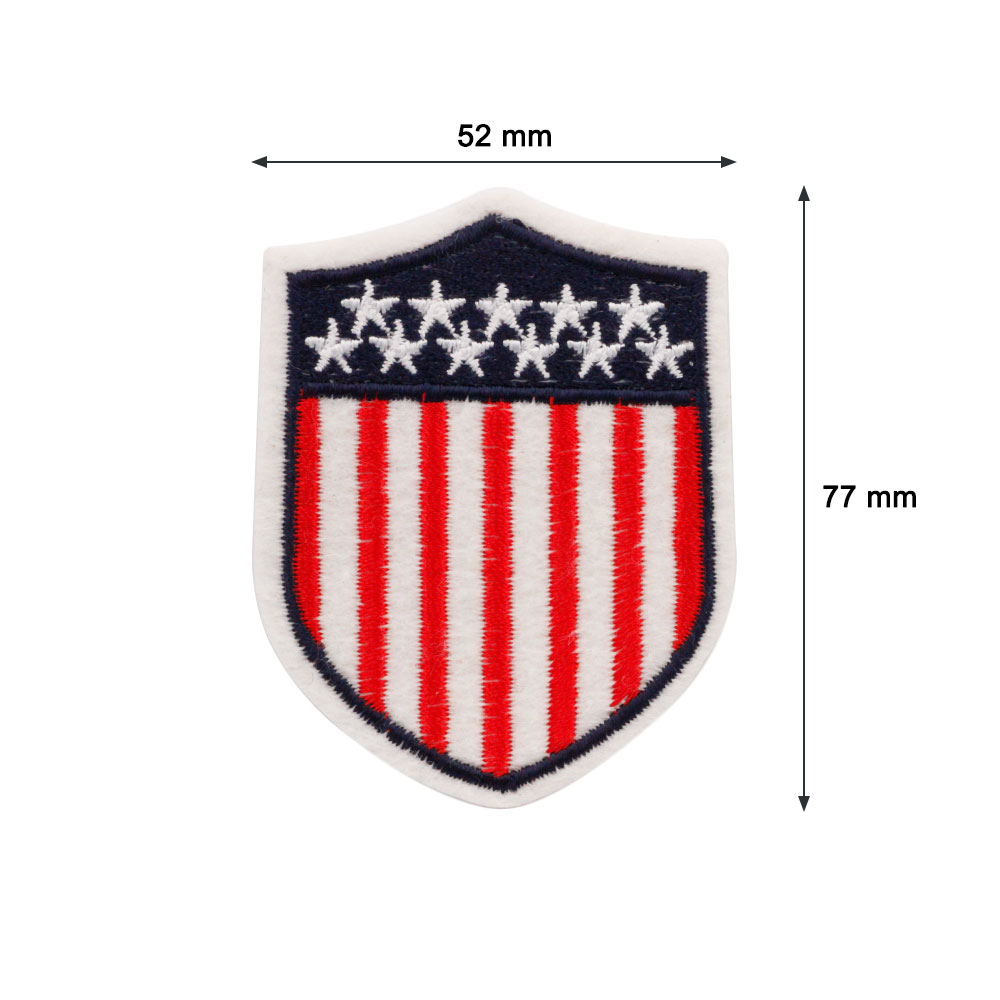 Patch  Badge with Stars and Stripes