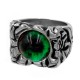 Ring with green gem