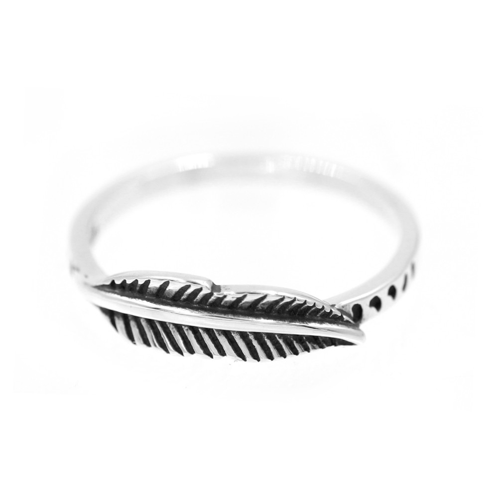 Ring Feather Silver 925