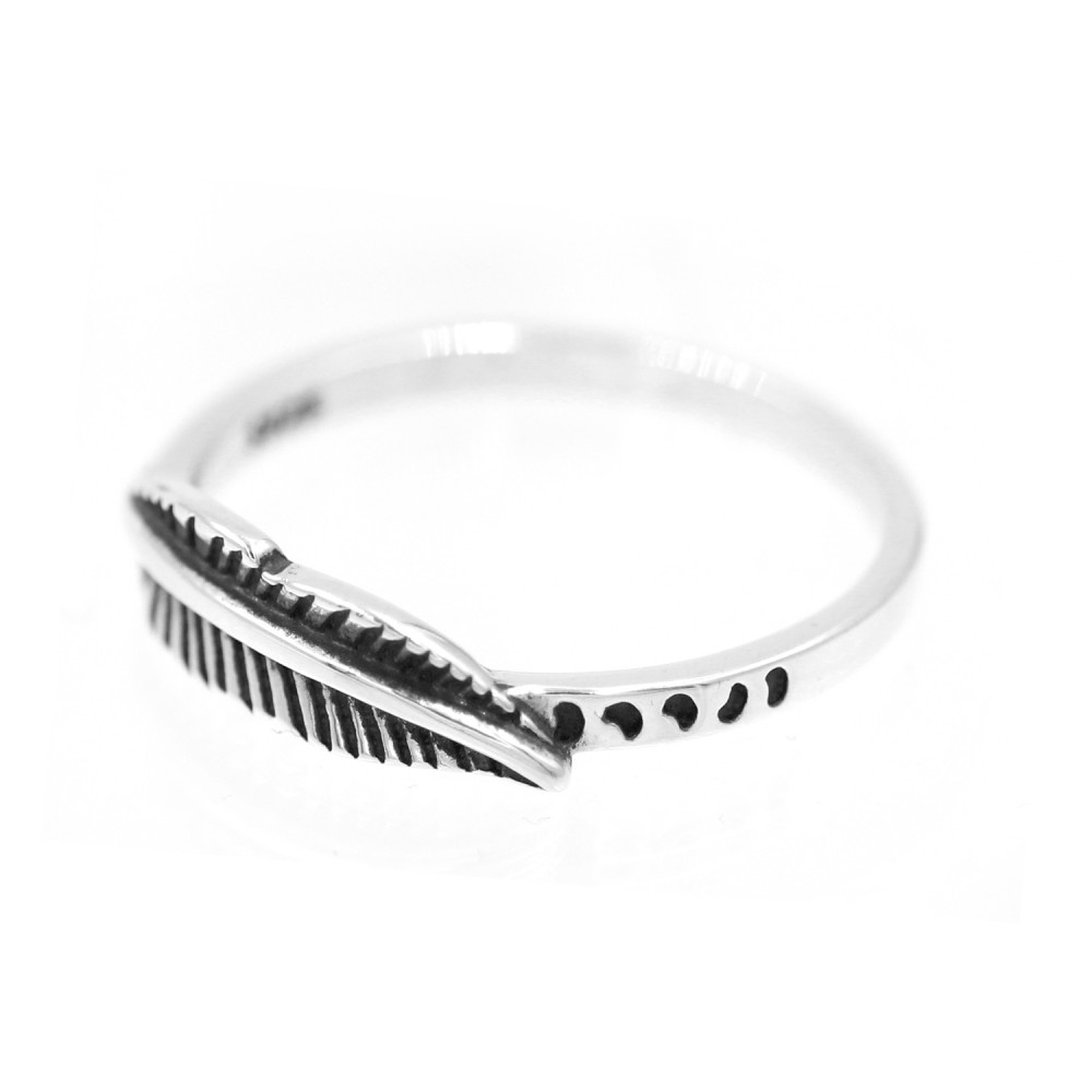 Ring Feather Silver 925