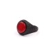Black Ring with Red Gem