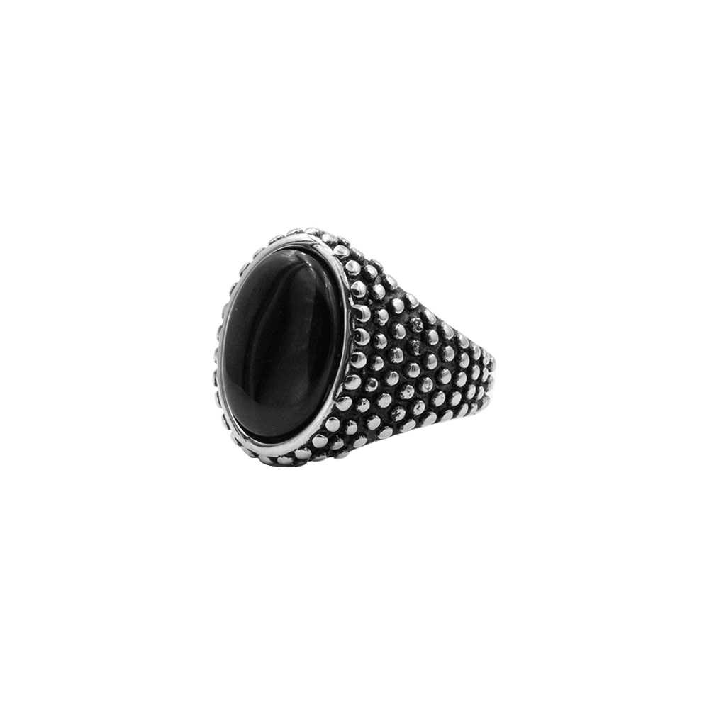 Ring Black oval