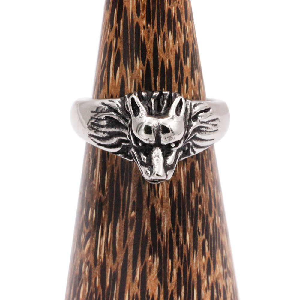 Ring with Wolf Head