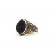 Ring Gold with Snake Skin Texture