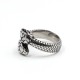 Ring with Two Headed Snake Gothic