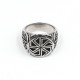 Ring with celtic knot symbol