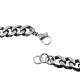 Bracelet  Skull Chain in Steel