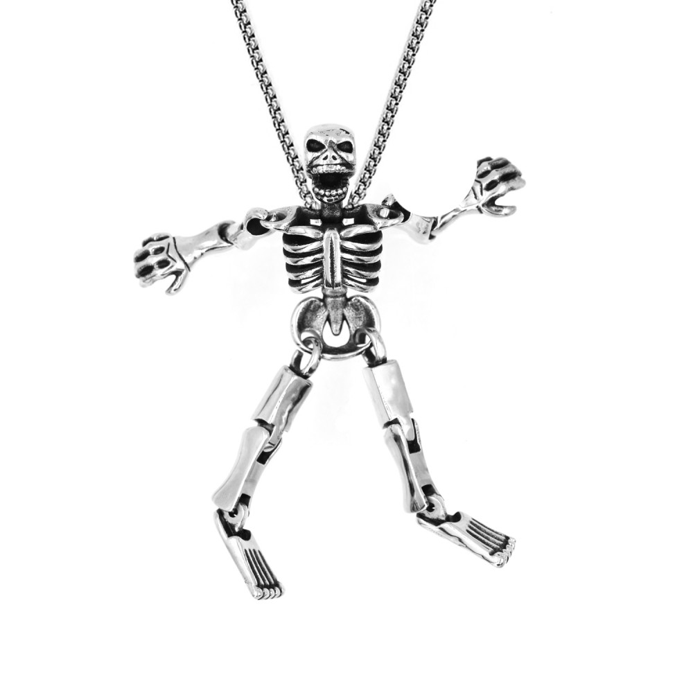 Steel Pendant Skeleton