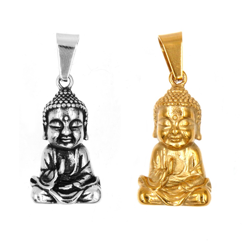 Steel Pendant Buddha