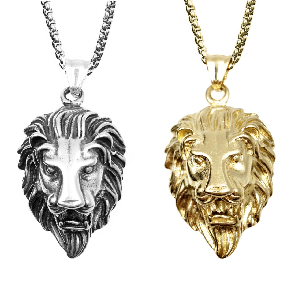 Necklace with Lion Pendant