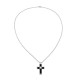Cremation cross pendant necklace Stainless steel