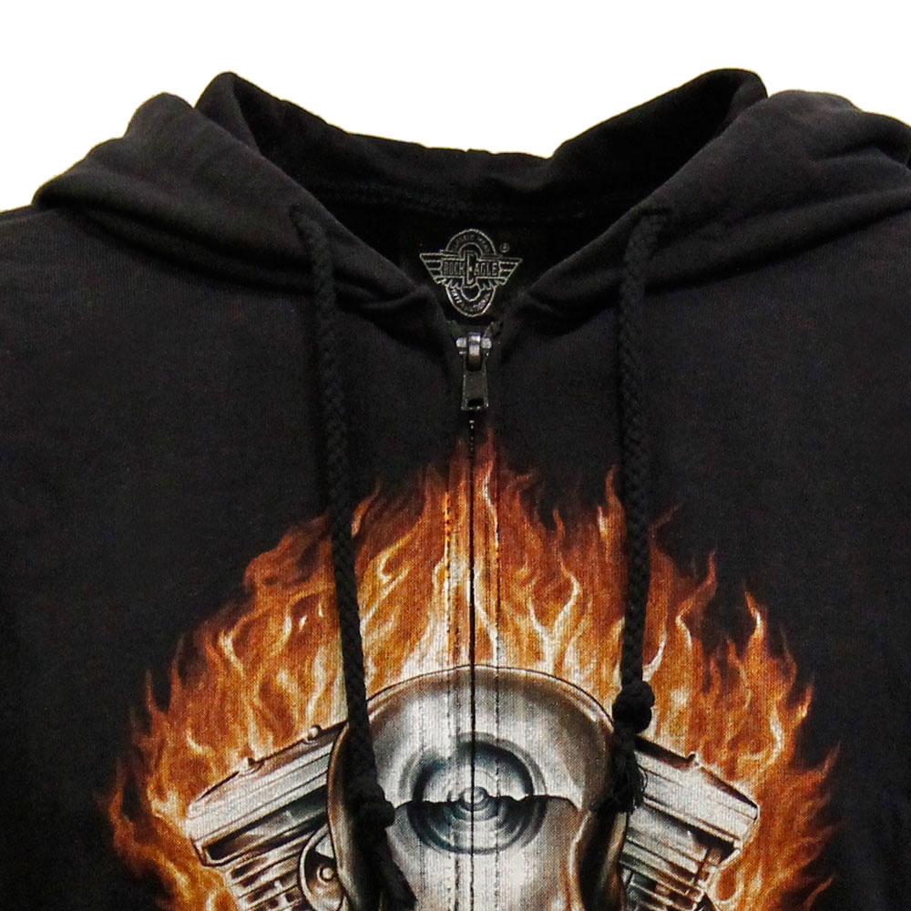 Hoodie with Skull Design