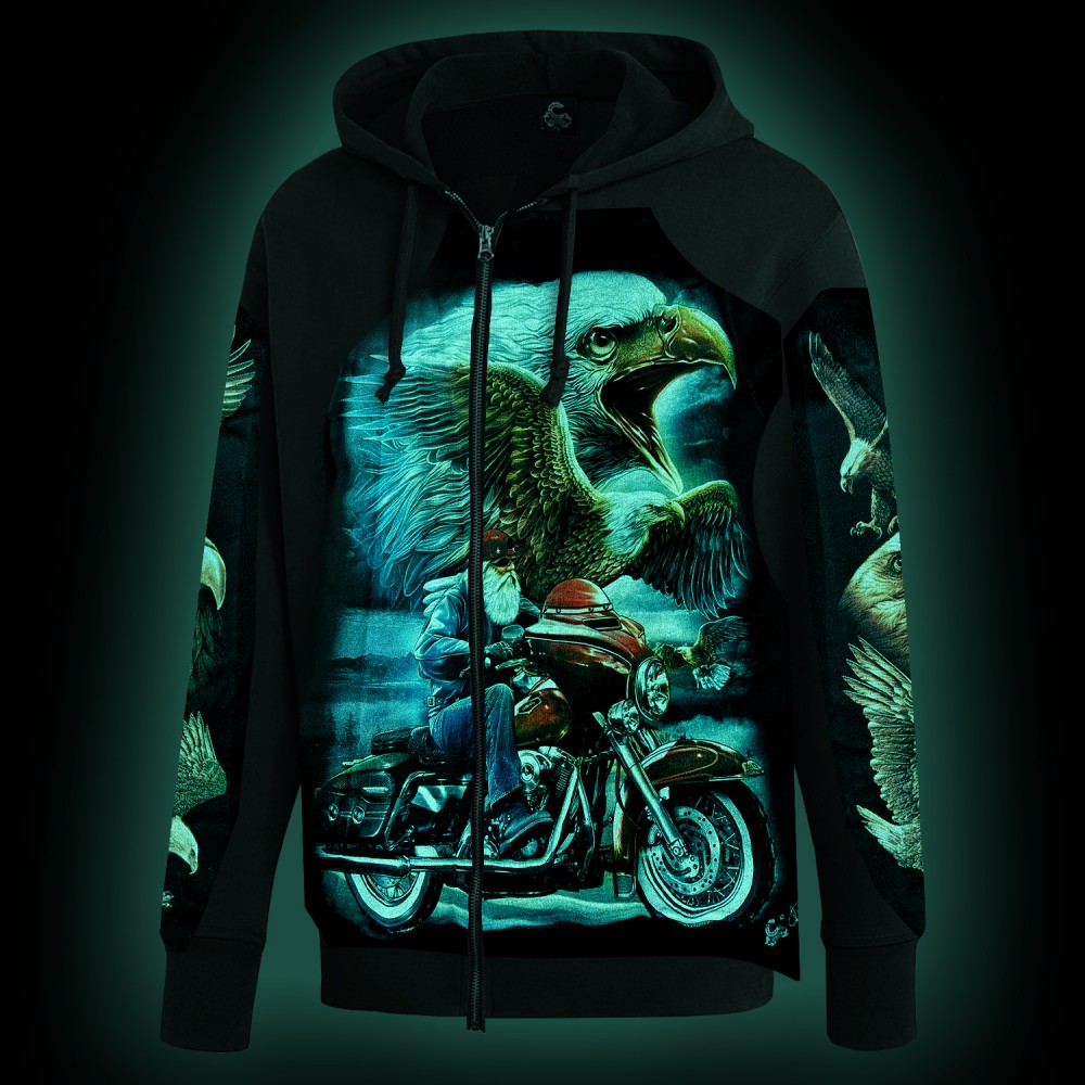 Sweatshirt Motorcycle and eagle