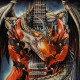 Rock Chang T-shirt Dragon and Guitar Effect 3D and Noctilucent with Piercing