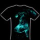 Rock Chang T-shirt Effect 3D and Noctilucent Wolf