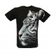 Rock Chang T-shirt  Effect 3D and Noctilucent White Tiger
