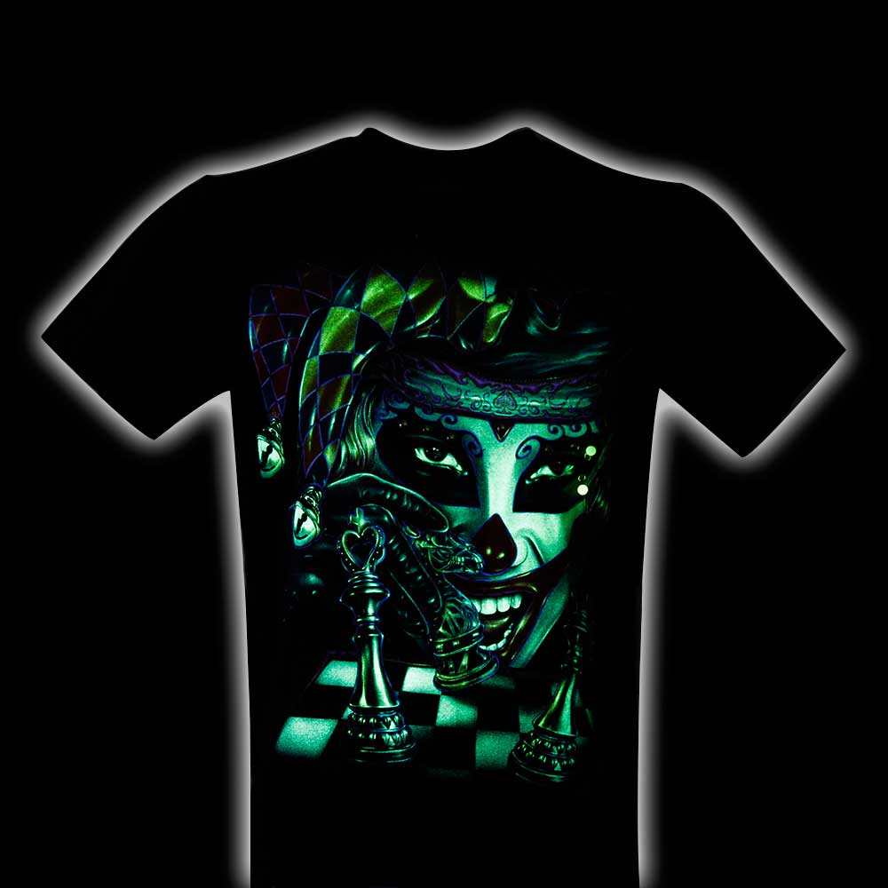 Rock Chang T-shirt Effect 3D and Noctilucent Joker