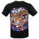 Rock Chang Effect 3D and Noctilucent T-shirt Japanese Warrior
