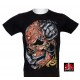Rock Chang T-shirt Death Tattoo Effect 3D and Noctilucent with Piercing