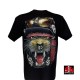 T-shirt Wolf Effect 3D and Noctilucent with Piercing