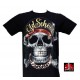 Rock Chang T-shirt Old School Pirate Skull Effect 3D and Noctilucent