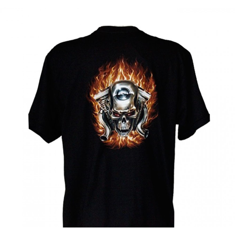 Rock Eagle T-shirt Motorcycle with Death