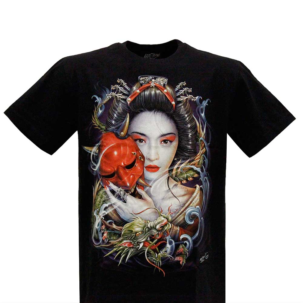 Rock Chang T-shirt 4D Geisha with Piercing