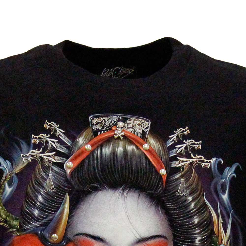 Rock Chang T-shirt 4D Geisha with Piercing