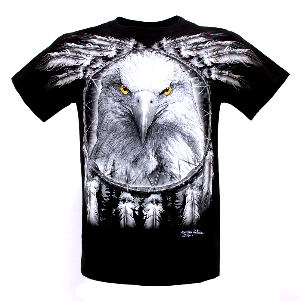 Rock Chang T-shirt Eagle with Dreamcatcher