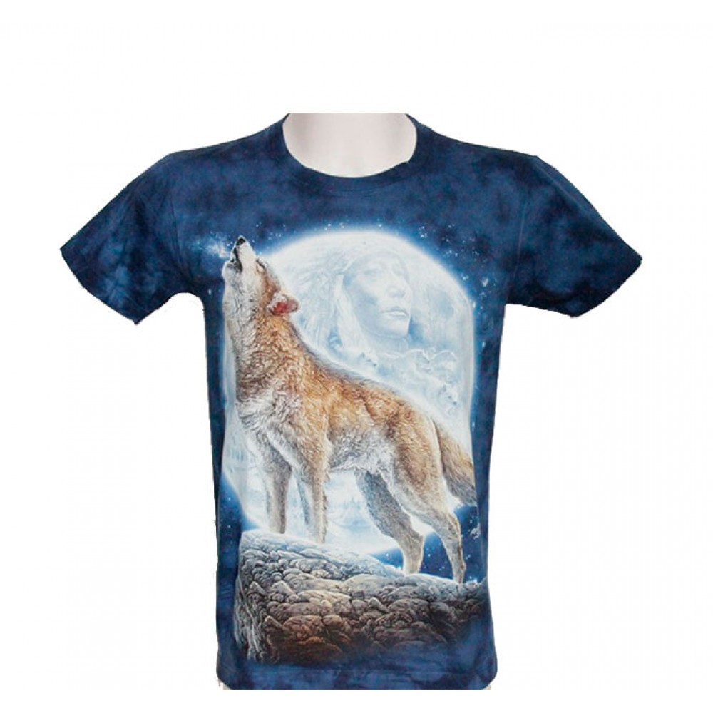 Rock Chang T-shirt Tie-Dye Wolf