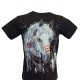 Rock Chang T-shirt Noctilucent Amulet with Horse