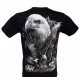 Rock Chang T-shirt Noctilucent Wolf with Eagle