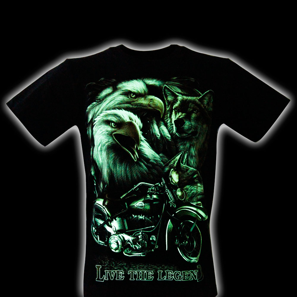 Rock Chang T-shirt Noctilucent Live the Legend