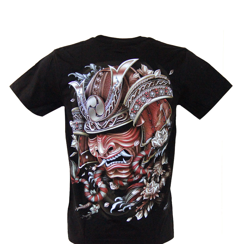 Rock Chang T-shirt Noctilucent Japanese Samurai armor
