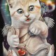 Rock Chang T-shirt Noctilucent Jupiter Cat