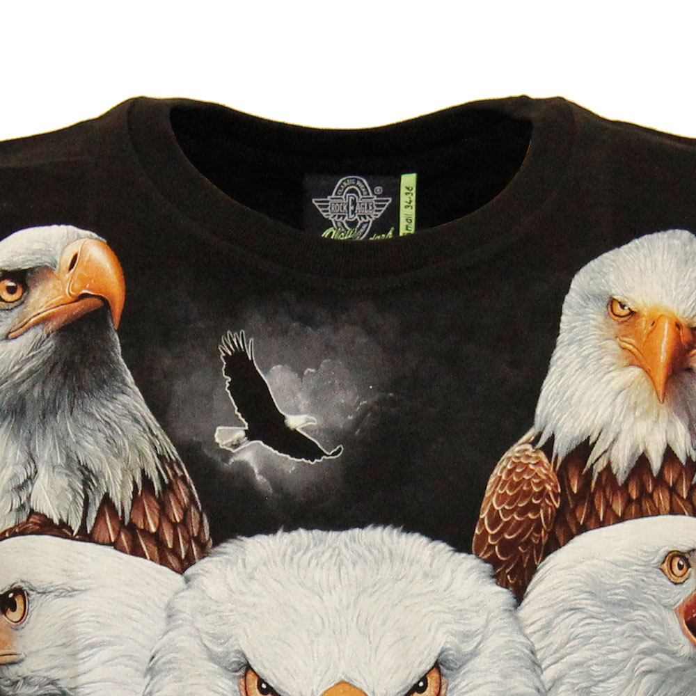 Rock Eagle T-shirt Amulet with Eagle