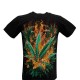 Rock Eagle T-shirt Cannabis Leaves